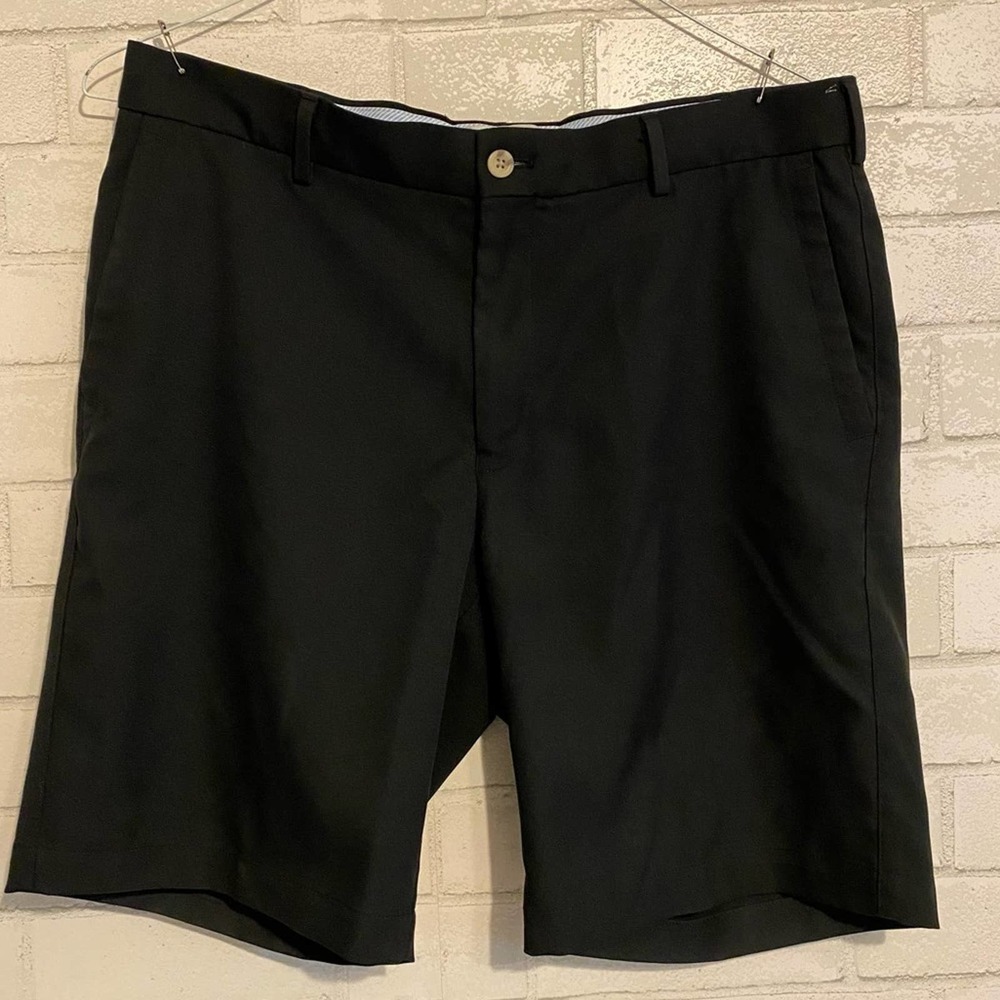 Peter Millar $100 Men’s Salem Performance Short BLK EUC sz 34